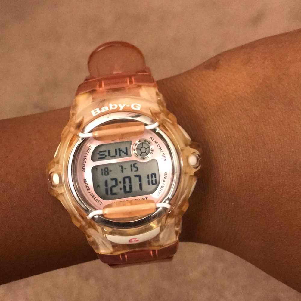 Light pink baby g-shock